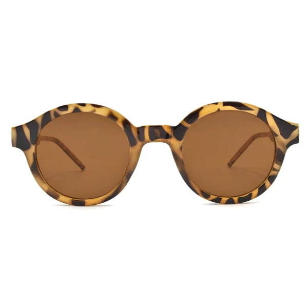 Γυαλιά ηλίου γυναικεία στρογγυλά, Awear Rebeca Leopard