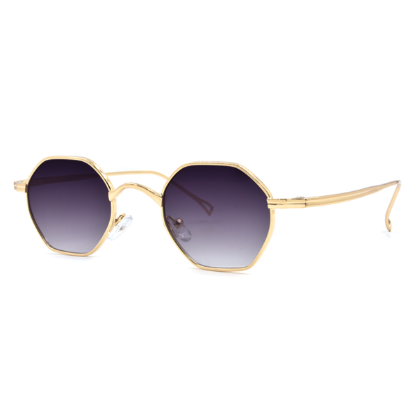Γυαλιά ηλίου πολυγωνικά, με μοβ ντεγκραντέ φακό UV400, Awear Felix Purple