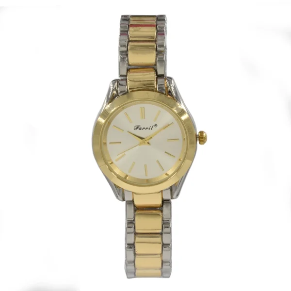 Farril ρολόι γυναικείο με χρυσό και ασημί μπρασελέ, Awear Farril Paris Silver Gold