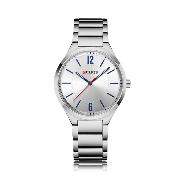Curren 8280 Silver ανδρικό ρολόι με μπρασελέ