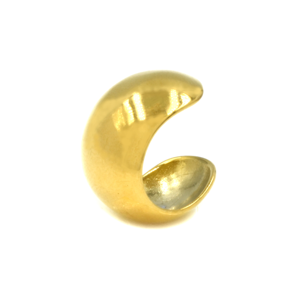 Ear cuff σκουλαρίκια ατσάλινα, χρυσά, Awear Elisa Gold