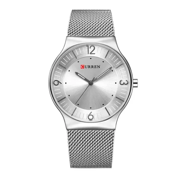 Curren 8304 Silver ανδρικό ρολόι με μπρασελέ