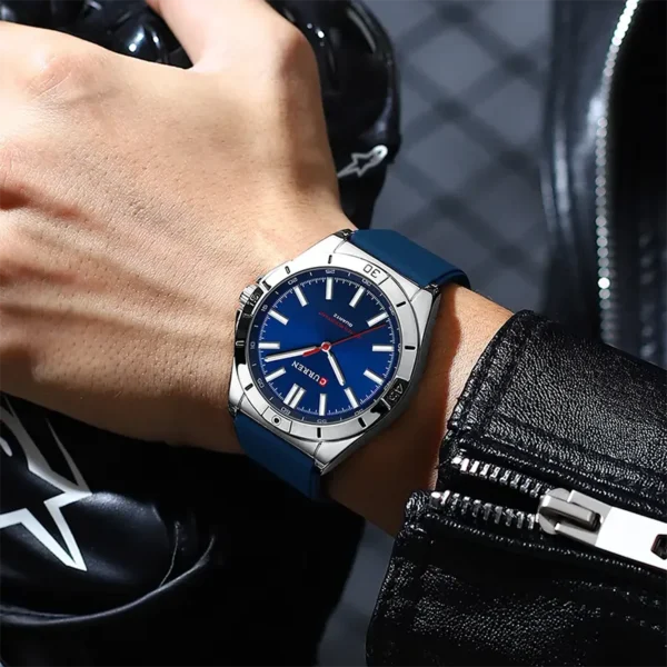 Curren 8449 Blue ανδρικό ρολόι, φορεμένο