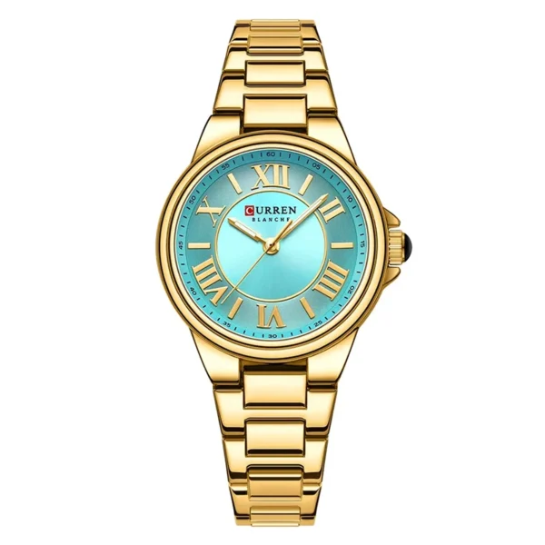 Curren 9091 Gold Turquoise γυναικείο ρολόι