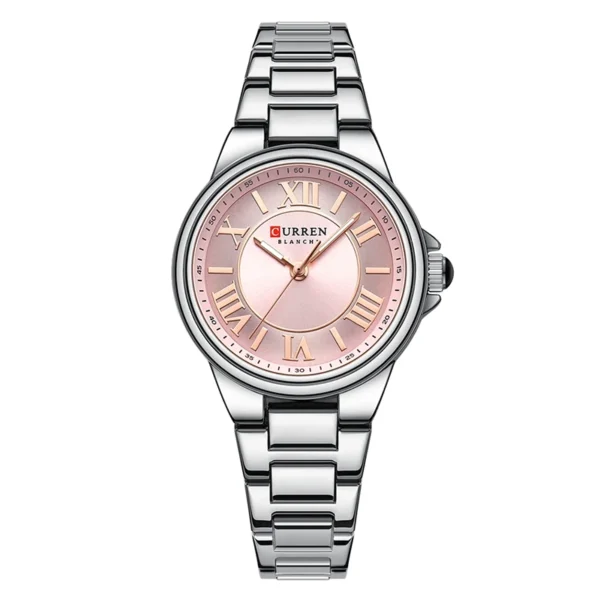 Curren 9091 Silver Pink γυναικείο ρολόι