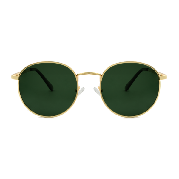 Στρογγυλά γυαλιά ηλίου polarized Awear Vieno Gold